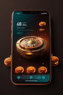 Smartphone avec app casino